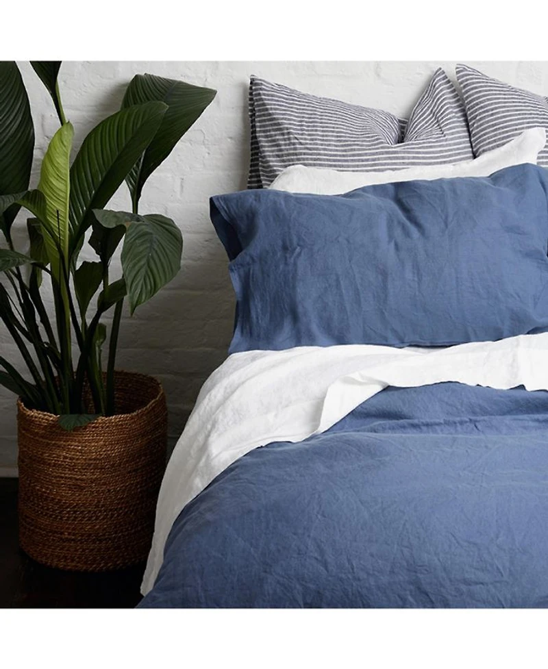 Linen Blend Duvet Cover, King
