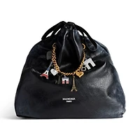 Crush Medium Tote Bag Dirty Effect with Souvenirs