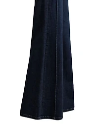 Heather Wide Leg Jeans Dark Blue