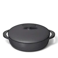 Caraway Enameled Cast Iron 3.5 Qt Braiser with Lid