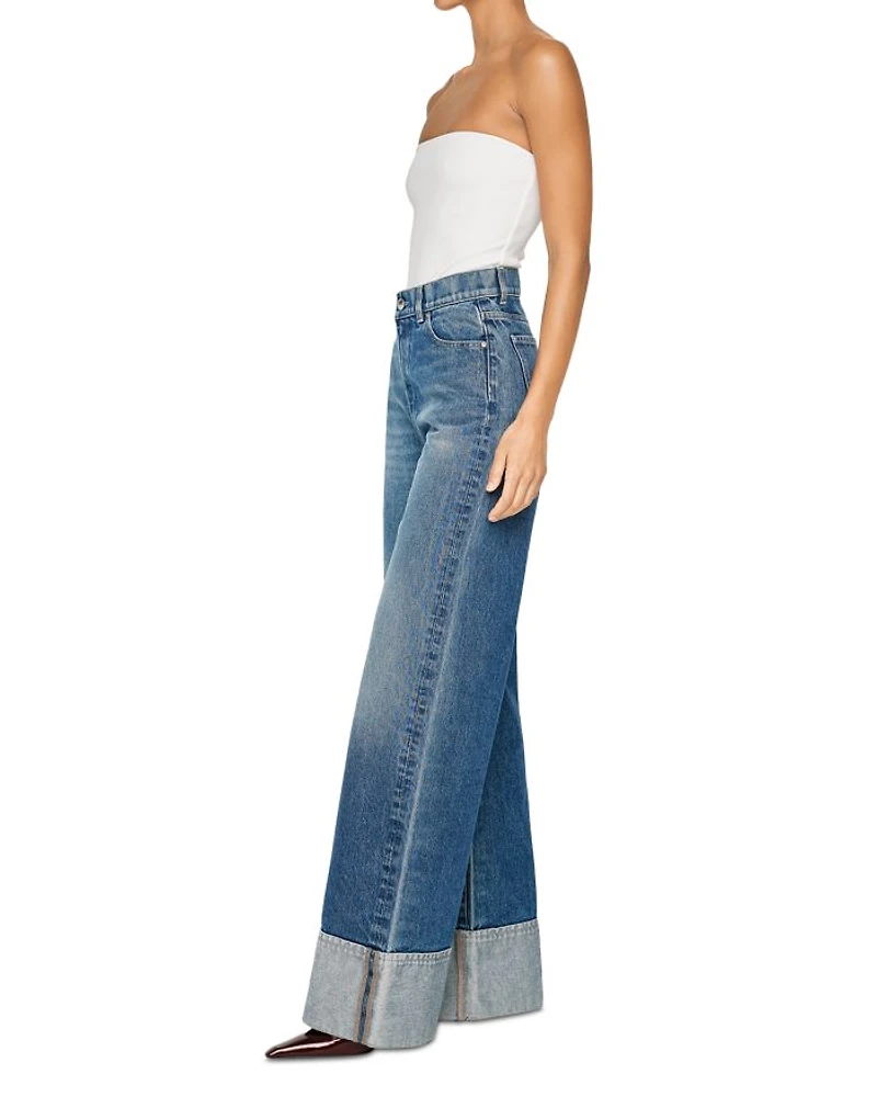 Hepburn Wide Leg High Rise Jeans Middleton