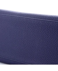 Kelly Handbag Blue Togo with Gold Hardware