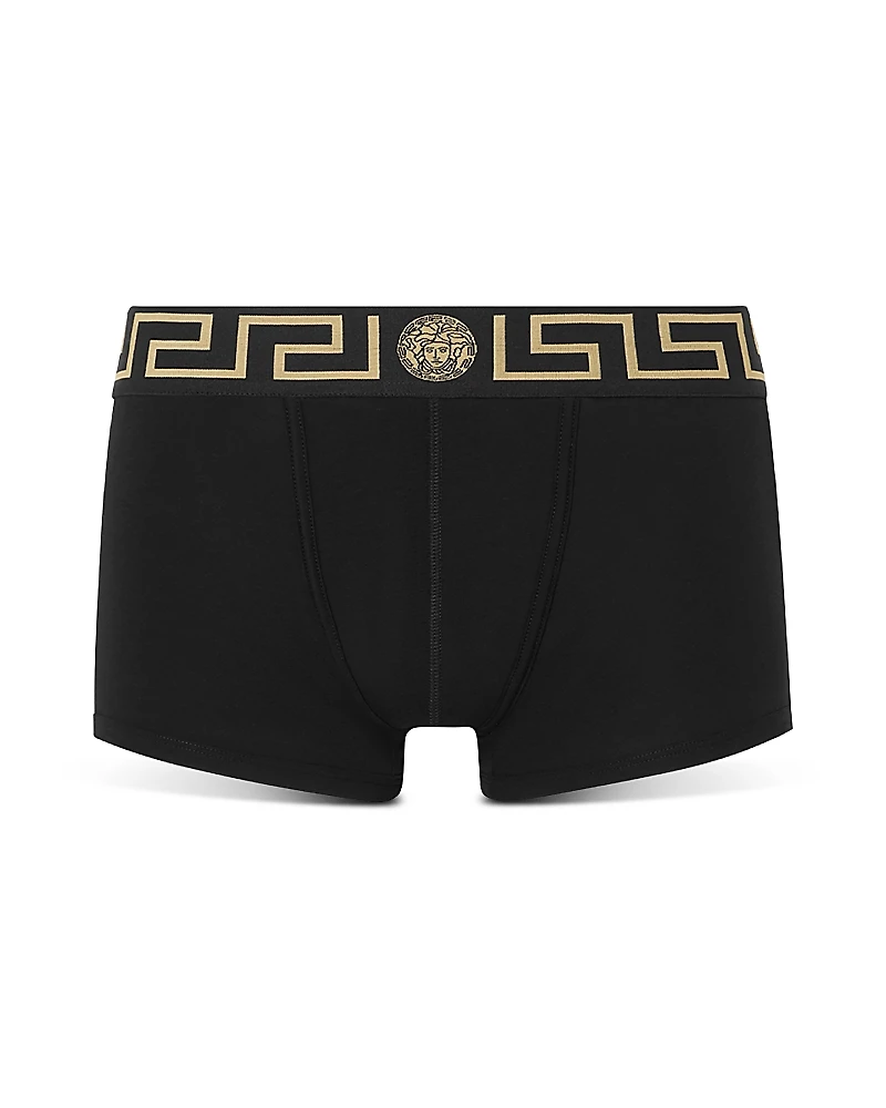 Versace Topeka Cotton Low Rise Logo Trunks