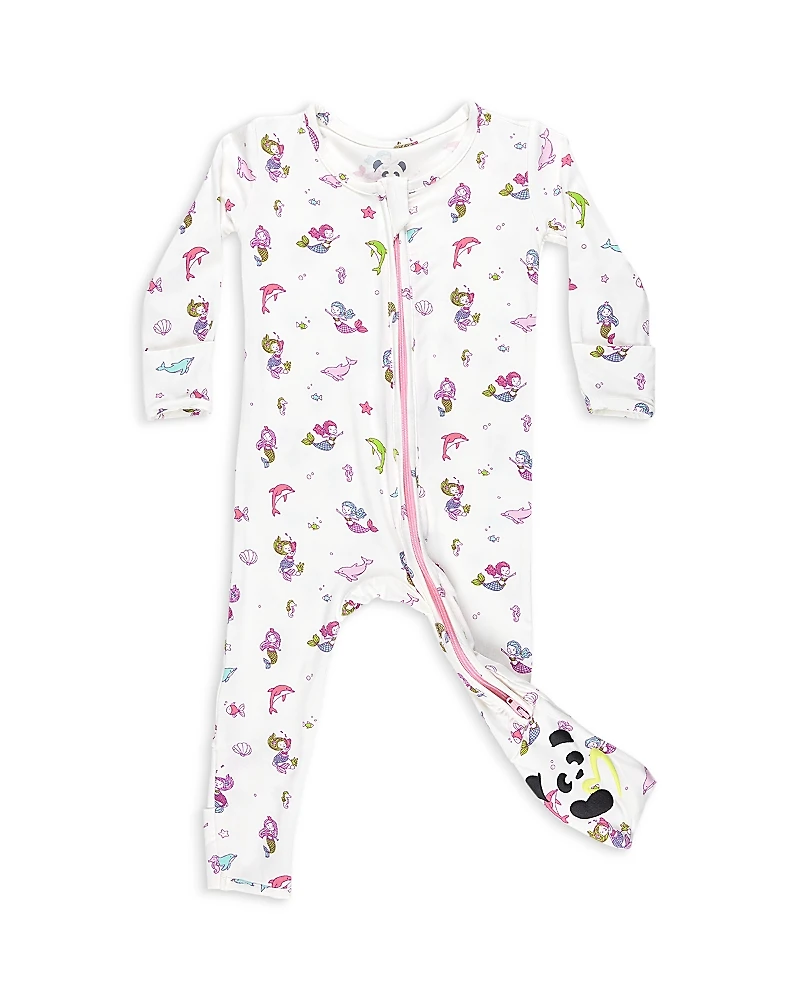 Bellabu Bear Girls' Mermaid Convertible Footie - Baby