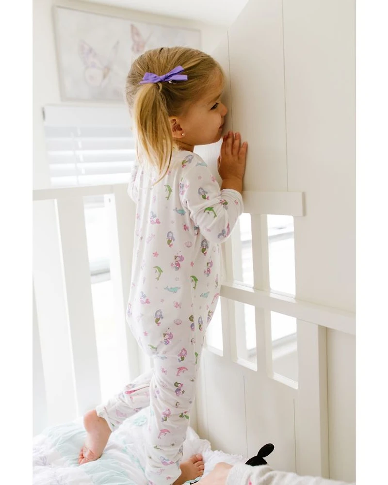 Girls' Mermaid Convertible Footie - Baby