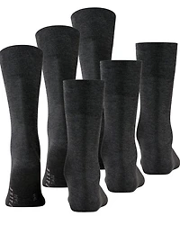 Tiago Cotton Blend Solid Crew Socks