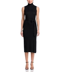 Zoelle Ribbed Turtleneck Dress