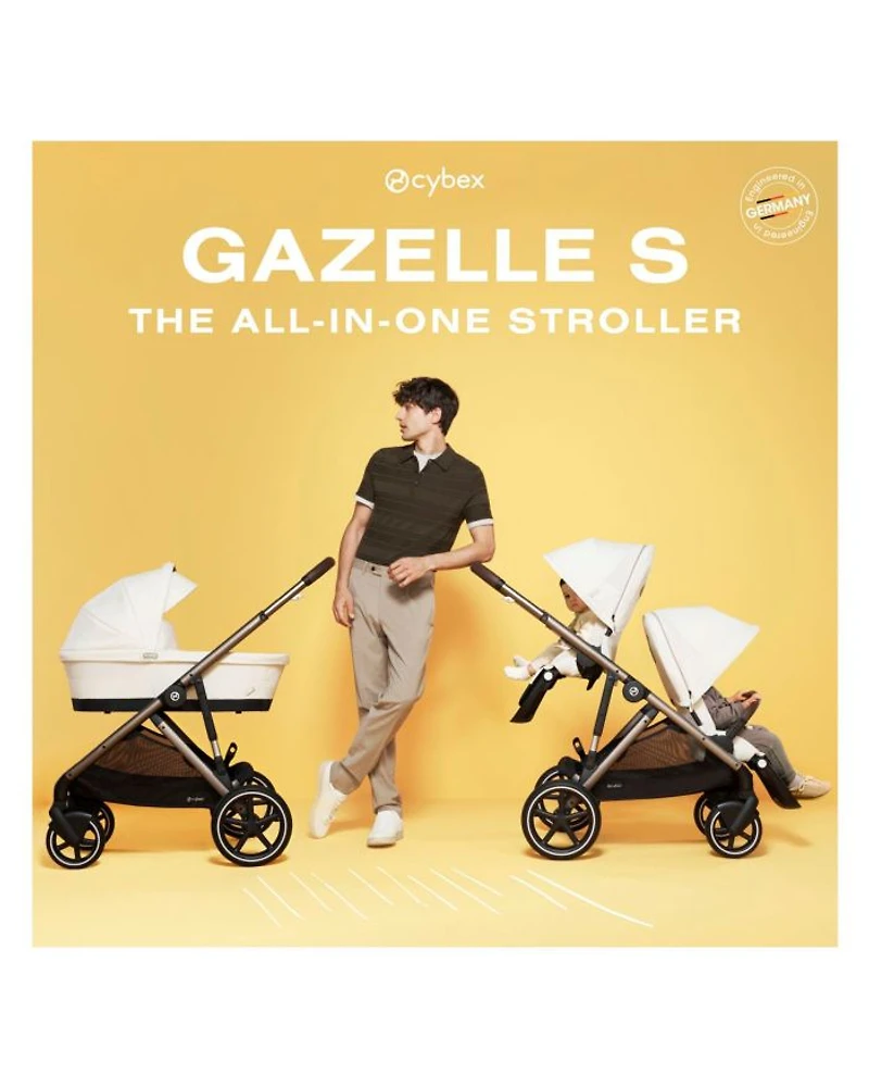 Gazelle S 2 Single to Double + Cloud G Lux Travel System with Cot