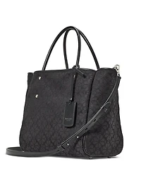 Spade Flower Jacquard Tote