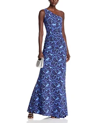 Iriza Long Print Dress