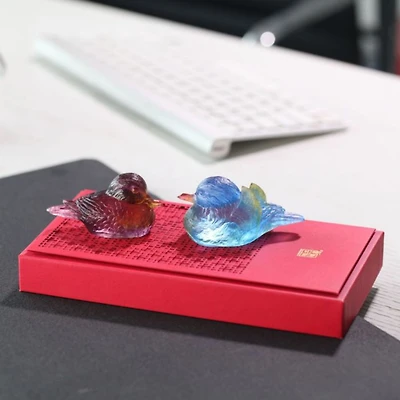 Soulmate Crystal Bird Figures