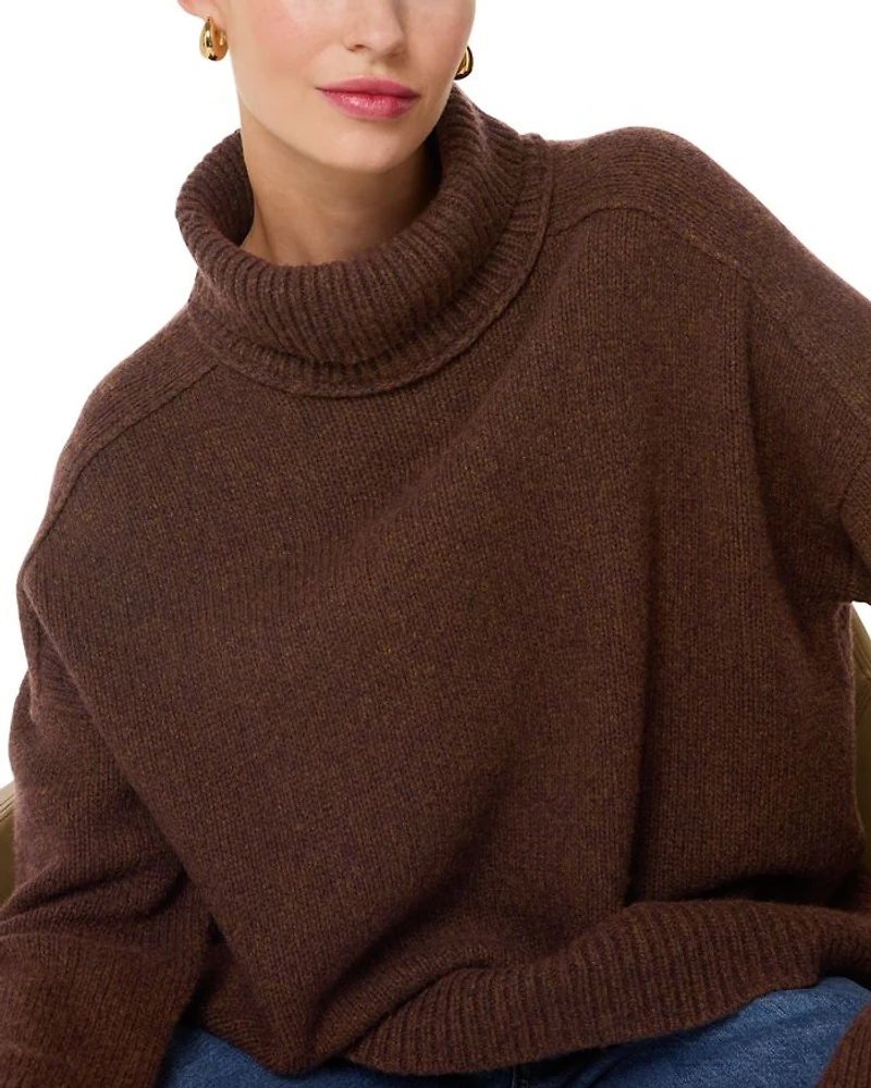 Wool Roll Neck Knit Sweater