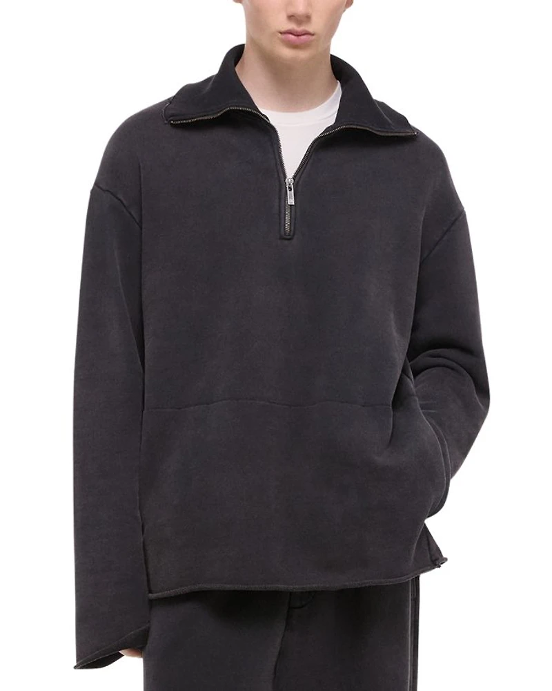 Garment Washed Upstate Quarter Zip Sweatshirt
