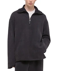 Garment Washed Upstate Quarter Zip Sweatshirt
