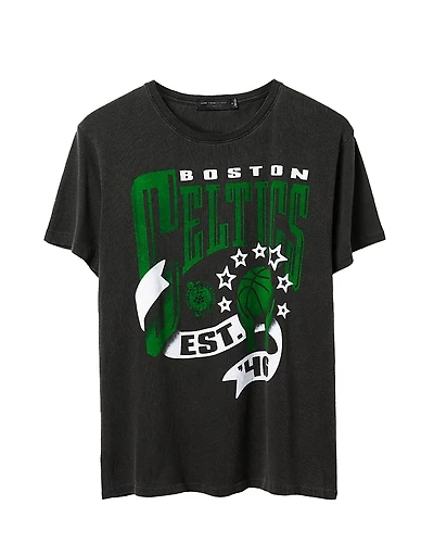 Junk Food Clothing Women's Nba Chicago Bulls Banner Vintage Tee