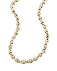 Baublebar Evil Eye on Repeat Crystal Tennis Necklace, 16-19