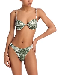 Vichy Printed Bikini Bottom