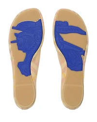 Women's Check Knit Baby Ballet Flats