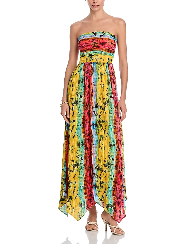 Ramy Brook Printed Strapless Midi Dress - Exclusive