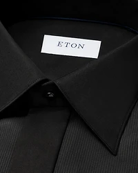 Slim Fit Plissé Bib Formal Shirt