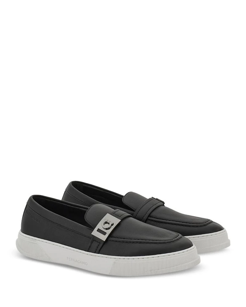 Men's Brad Hybrid Leather Sneaker with Hug Buckle