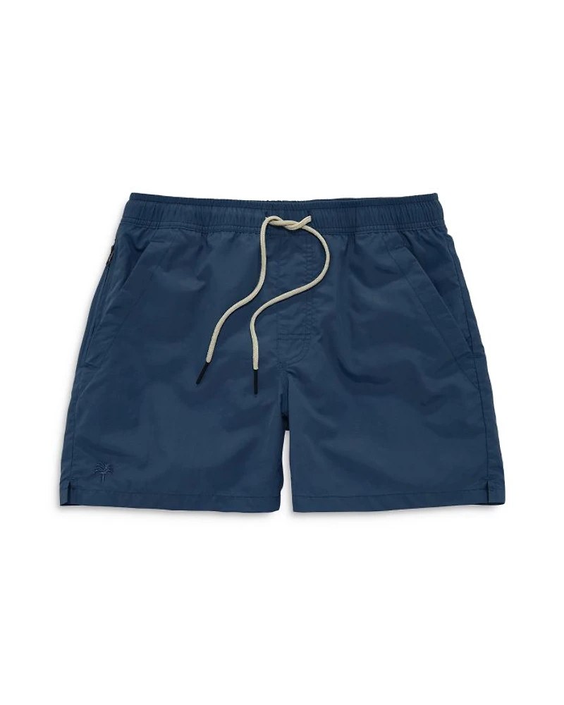 Nylon Tailored Fit 4.7" Swim Trunks