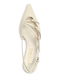 Women's Pointed Toe Slingback Sandals