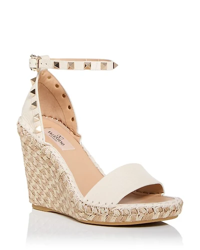 Women's Embellished Espadrille Wedge Sandals
