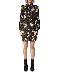 Ryda Crepe Yoko Strass Noir Dress