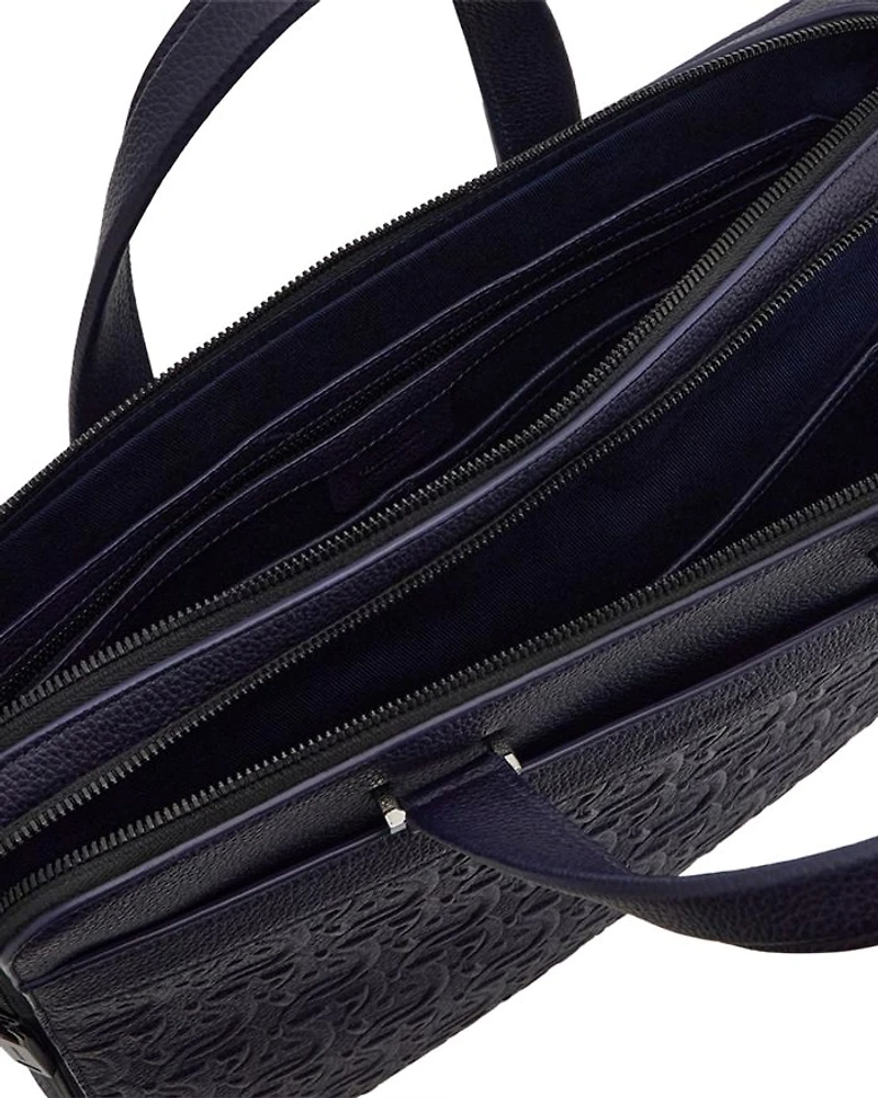 Embossed Briefcase