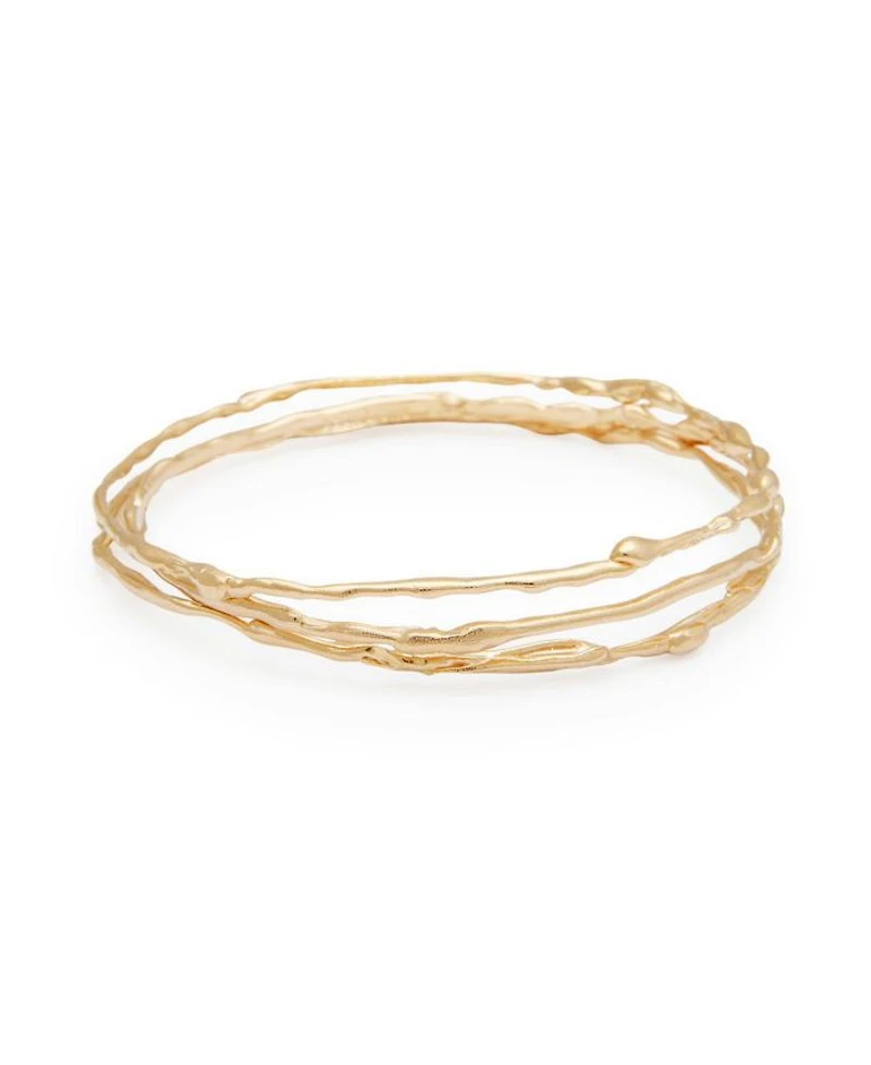 Terra Bangle Set in Gold