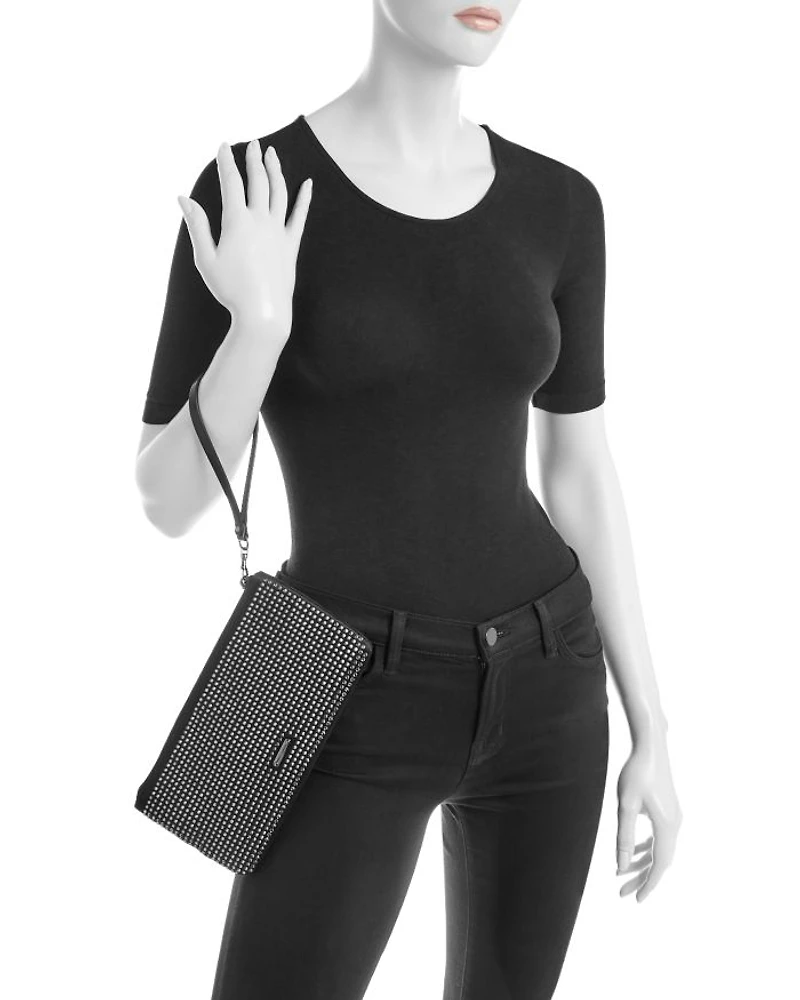 Crystal Embellished Wristlet