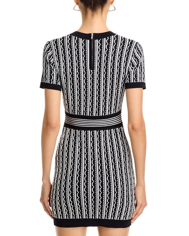Textured Mini Dress