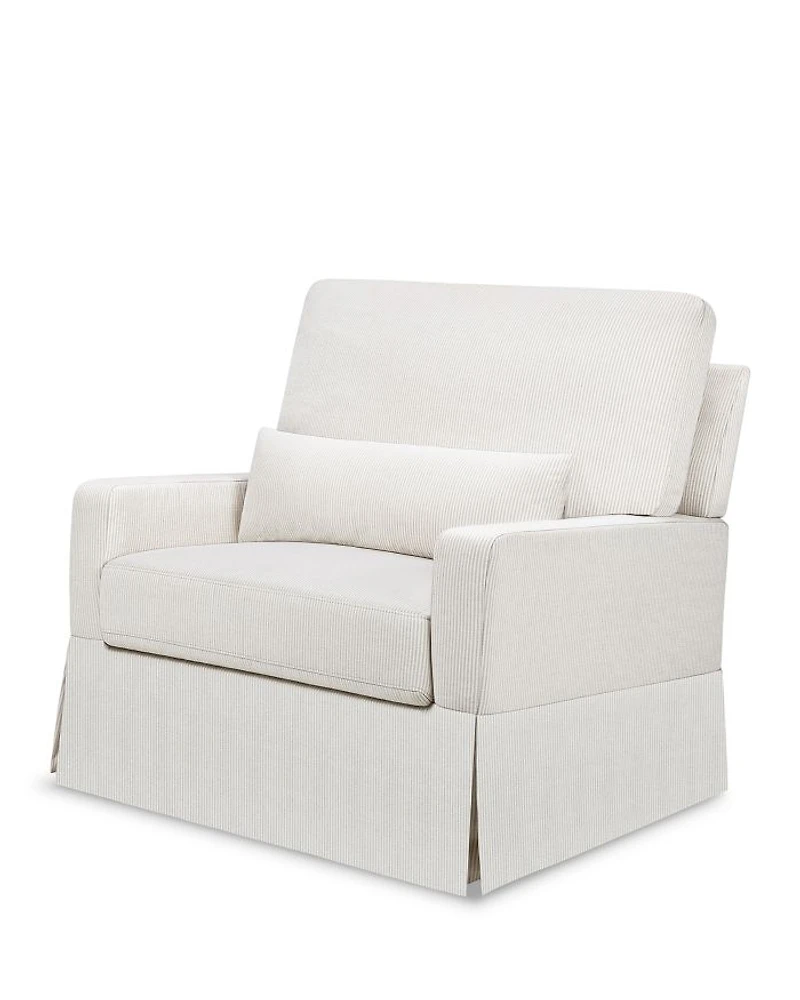 Crawford Pillowback Chair and a Half Comfort Swivel Glider