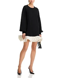 Oakley Contrast Hem Sweater Dress