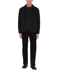 Classics Nylon & Cotton Quilted Reversible Shirt Jacket