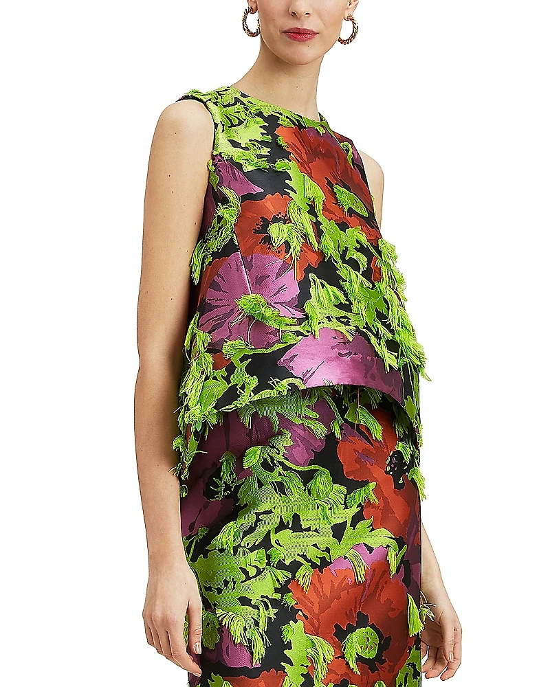 La DoubleJ Scala Top Wonderland Fil Coupe Multicolor