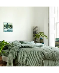 Pembroke Stripe Linen Blend Fitted Sheet, California King