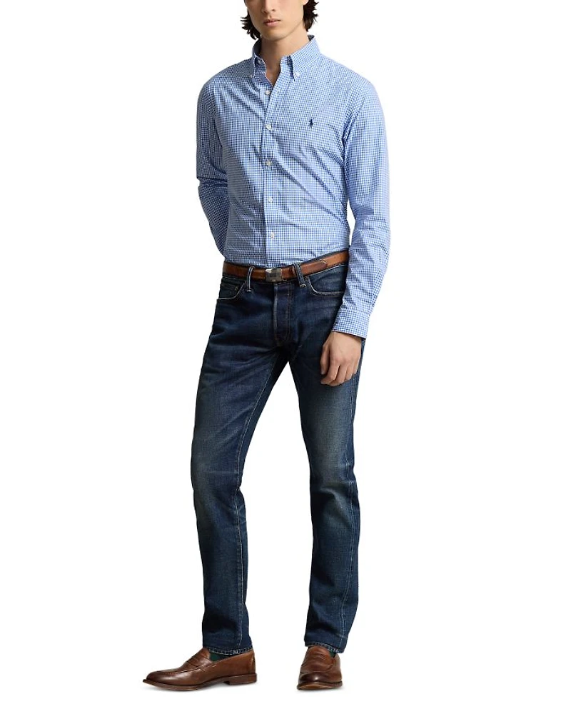 Cotton Poplin Classic Fit Button Down Shirt