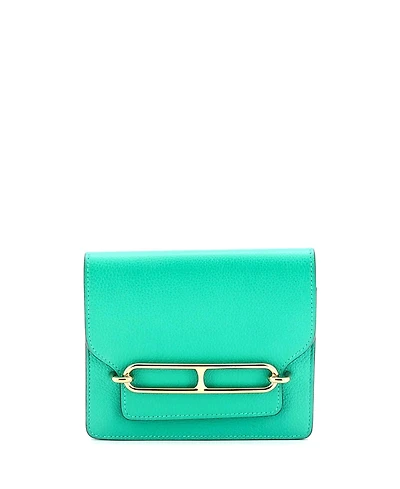 Pre-Owned Hermes Roulis Slim Wallet Evercolor