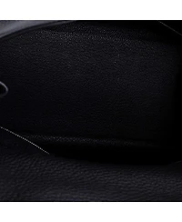 Kelly Handbag Black Togo with Palladium Hardware
