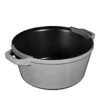 4 Pc Stackable Enameled Cast Iron Set