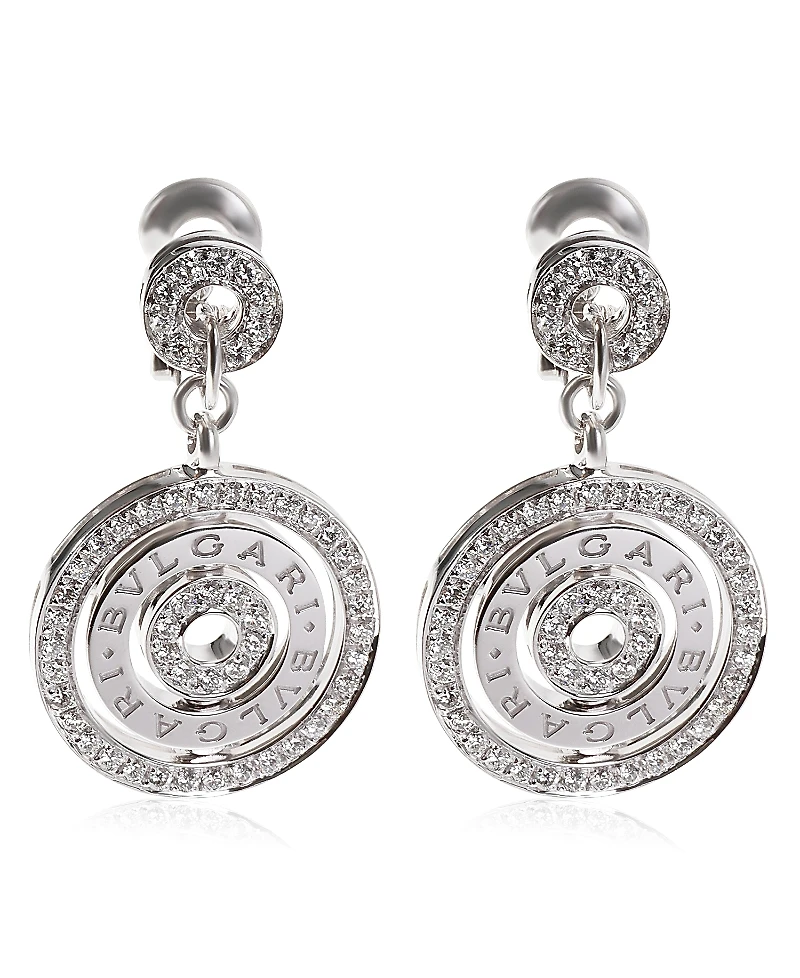 Pre-Owned Bvlgari Astrale 18k White Gold Earrings