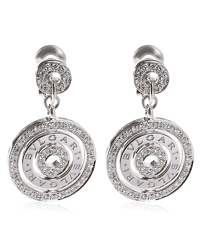 Pre-Owned Bvlgari Astrale 18k White Gold Earrings