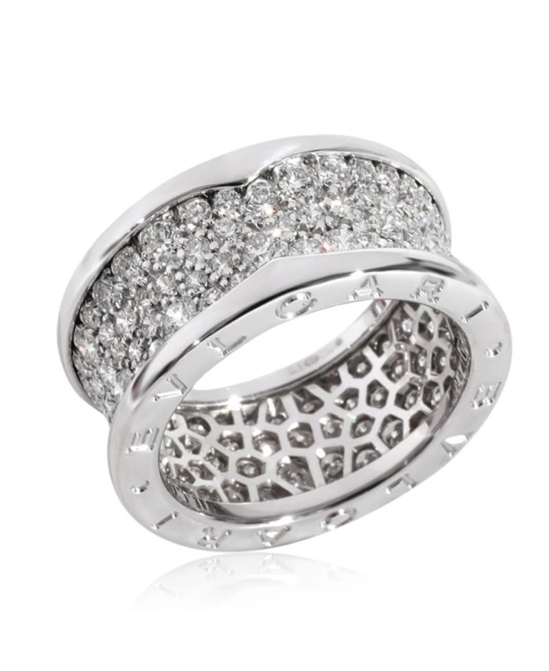 B.zero1 18k White Gold Ring