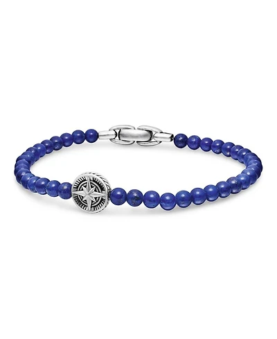 Spiritual Beads Compass Rose Bracelet with Lapis