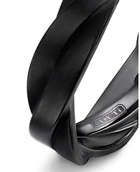 Men's DY Helios Band Ring Black Titanium, 6mm