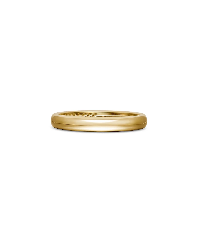 David Yurman Men's 18K Yellow Gold Classic Band