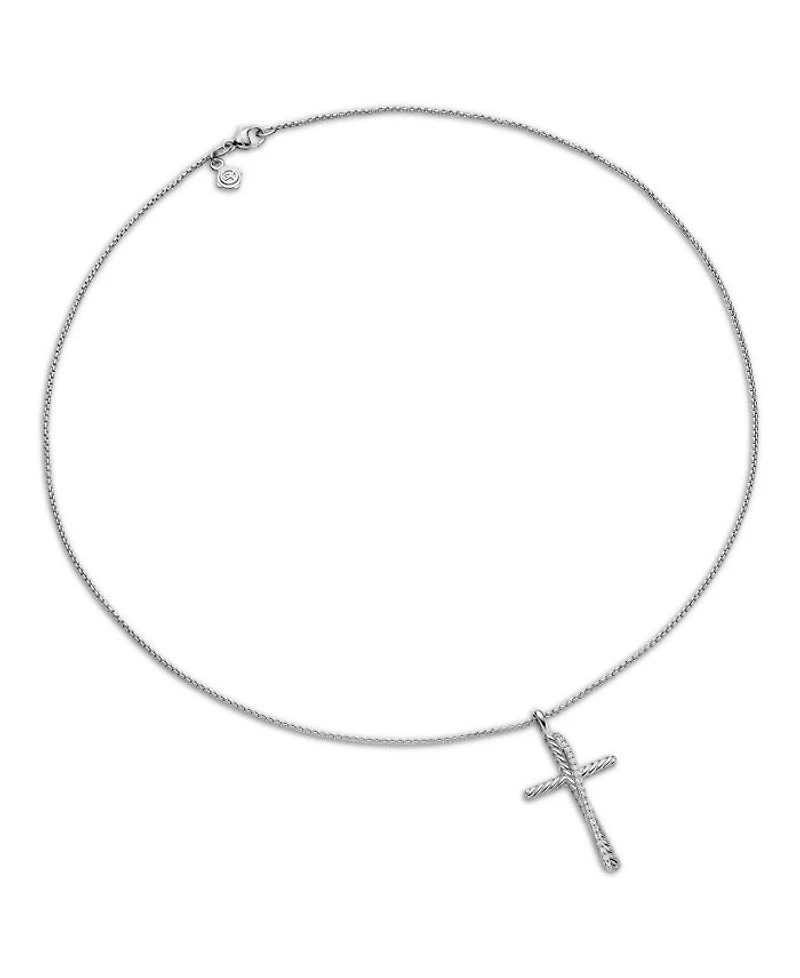 Crossover Cross with Diamonds on Chain
