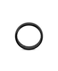 Men's Black Titanium 6mm Classic Band